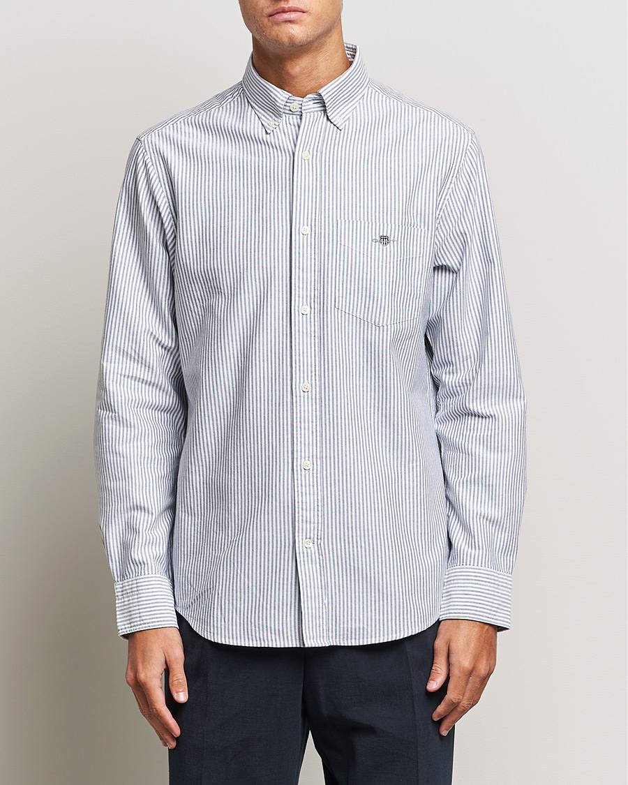 Herren | Hemden | GANT | Regular Fit Striped Oxford Shirt Persien Blue