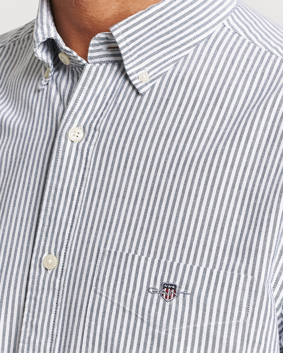Herren | Hemden | GANT | Regular Fit Striped Oxford Shirt Persien Blue