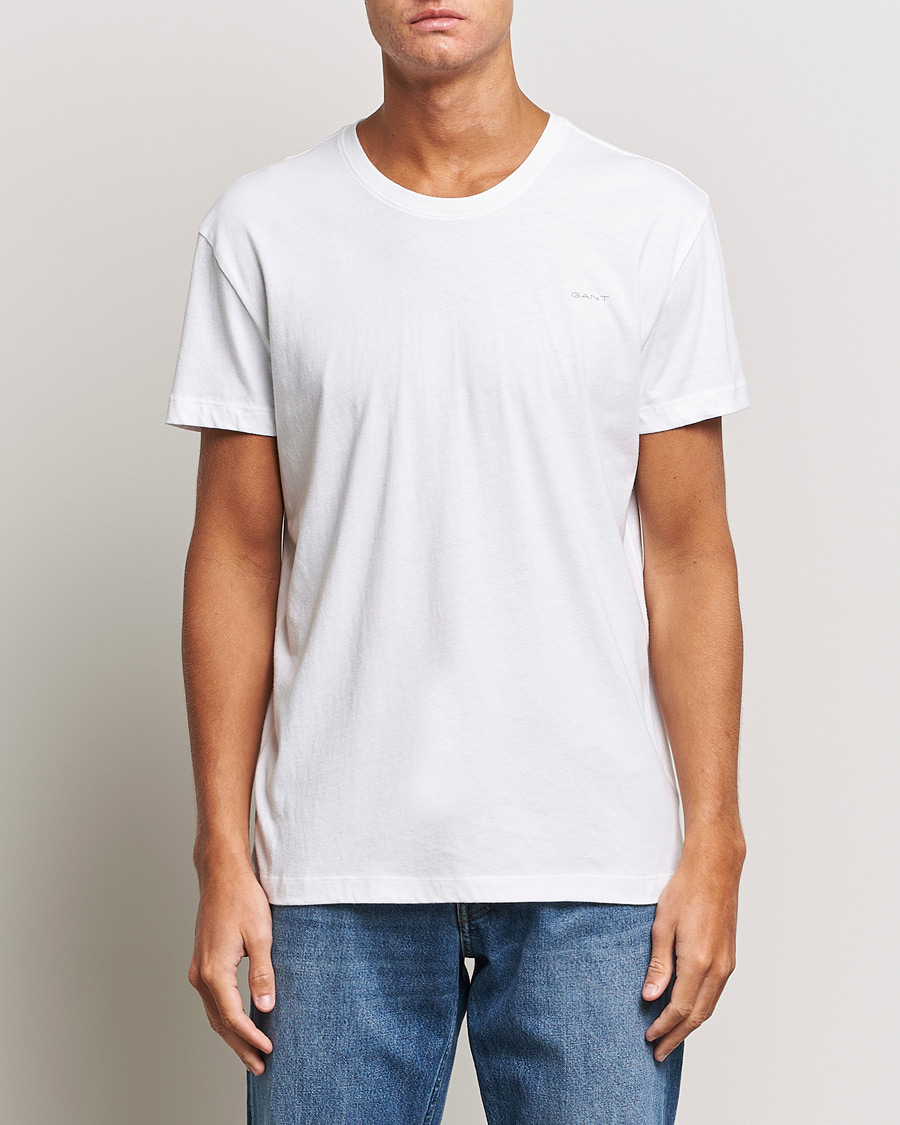 Herren | Kategorie | GANT | 2-Pack Crew Neck T-Shirt White