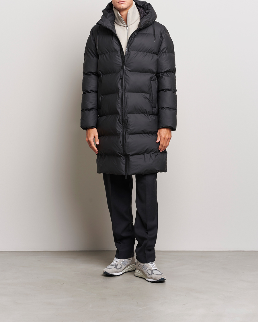 Herren | Jacken | RAINS | Alta Long Puffer Jacket Black