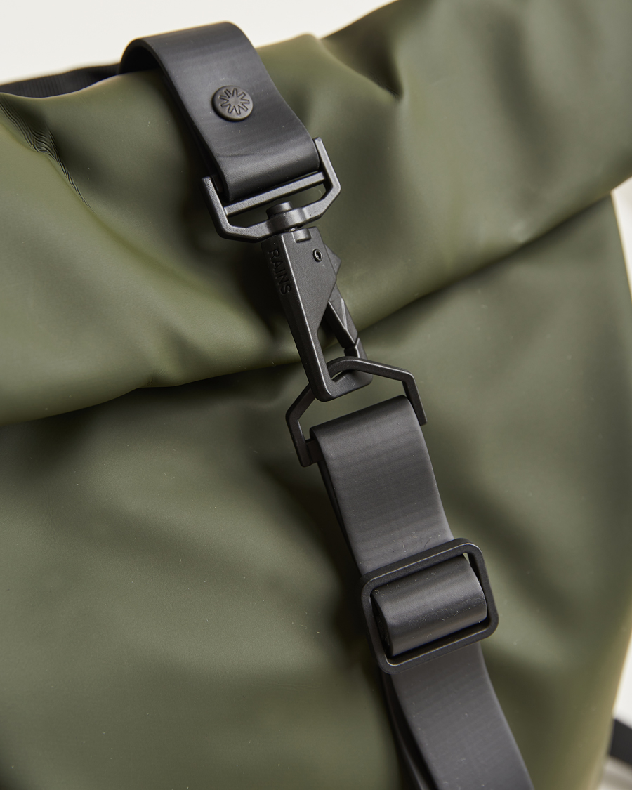 Herren | Taschen | RAINS | Rolltop Rucksack Green
