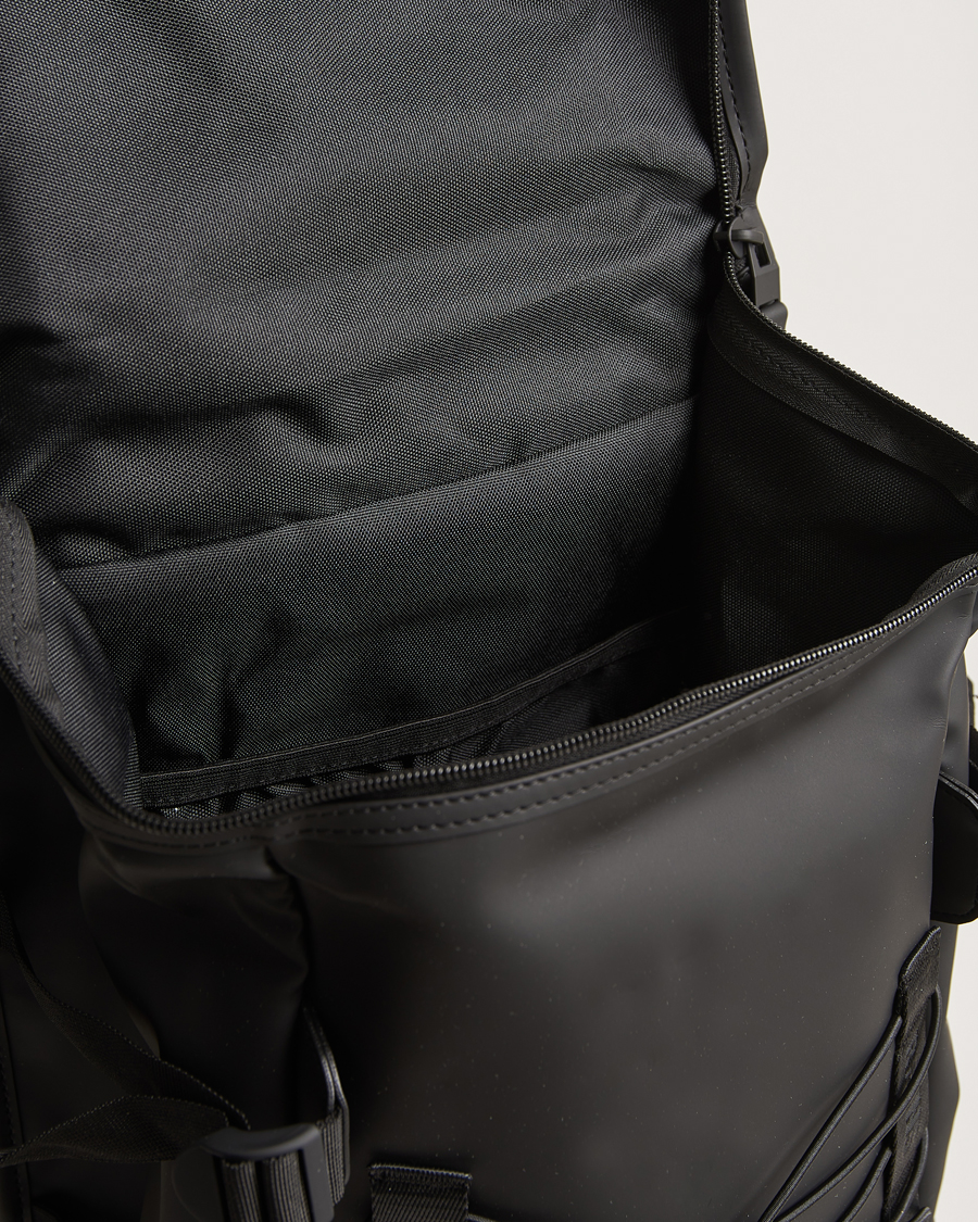 Herren | RAINS Trail Mountaineer Backpack Black | RAINS | Trail Mountaineer Backpack Black