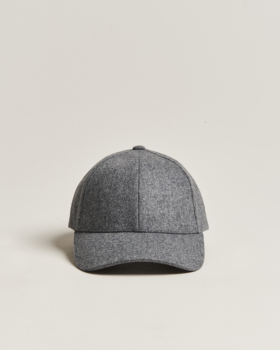 Herren | Varsity Headwear Flannel Baseball Cap Granite Grey | Varsity Headwear | Flannel Baseball Cap Granite Grey