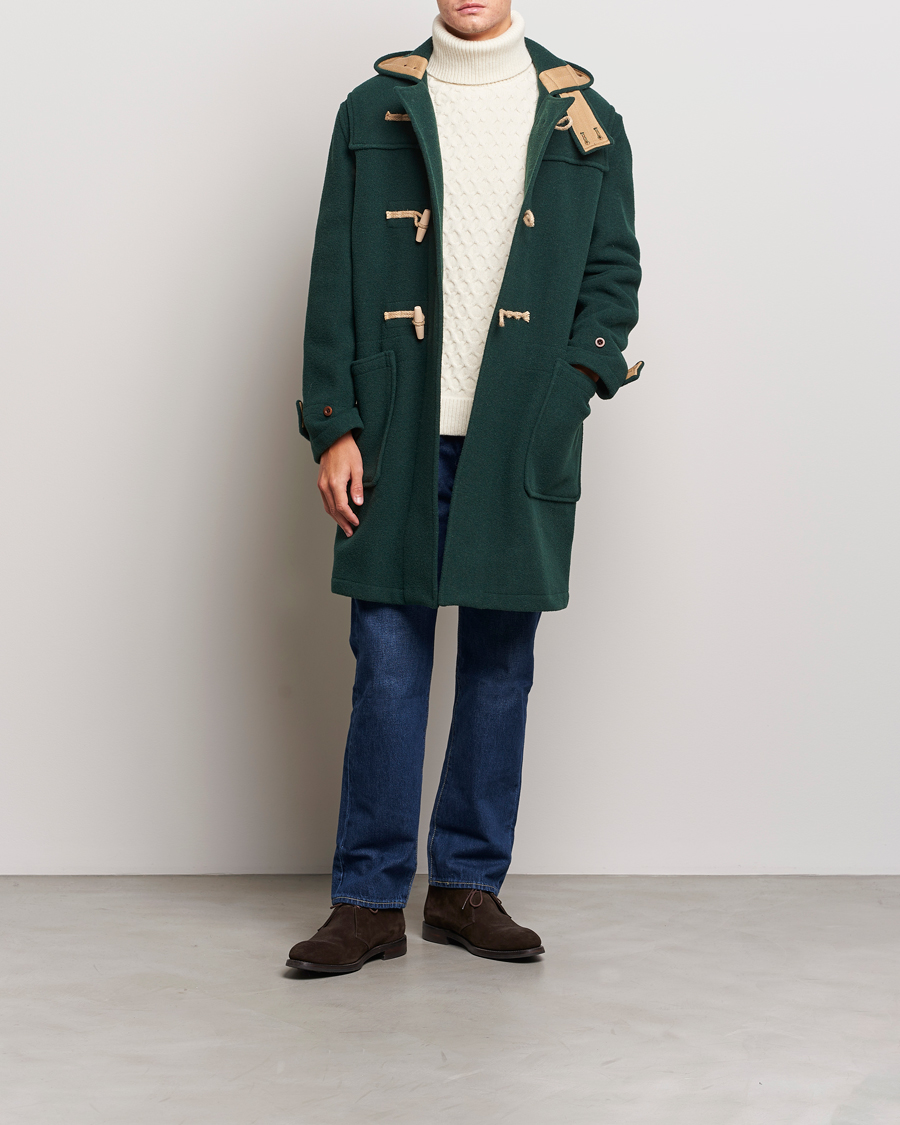 Herren | Jacken | Gloverall | 575 Monty Original Duffle Coat Pine Green