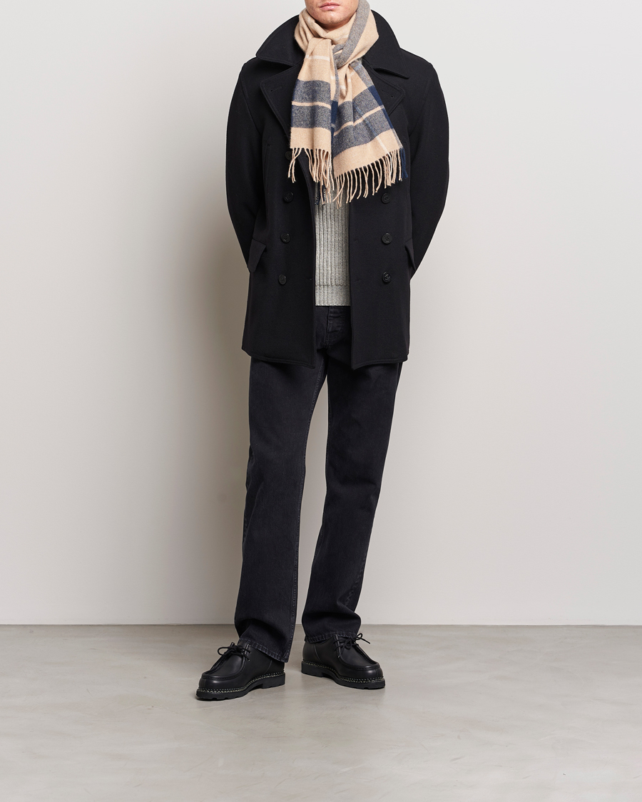 Herren | Jacken | Gloverall | Churchill Reefer Peacoat Black