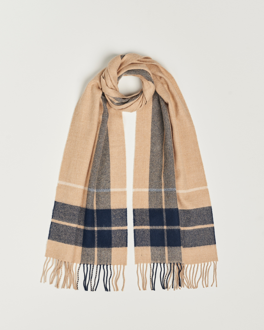 Herren | Gloverall Lambswool Scarf Camel Check | Gloverall | Lambswool Scarf Camel Check