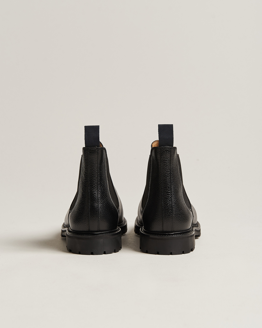 Herren | Boots | Crockett & Jones | Chelsea 11 Black Calf Grained