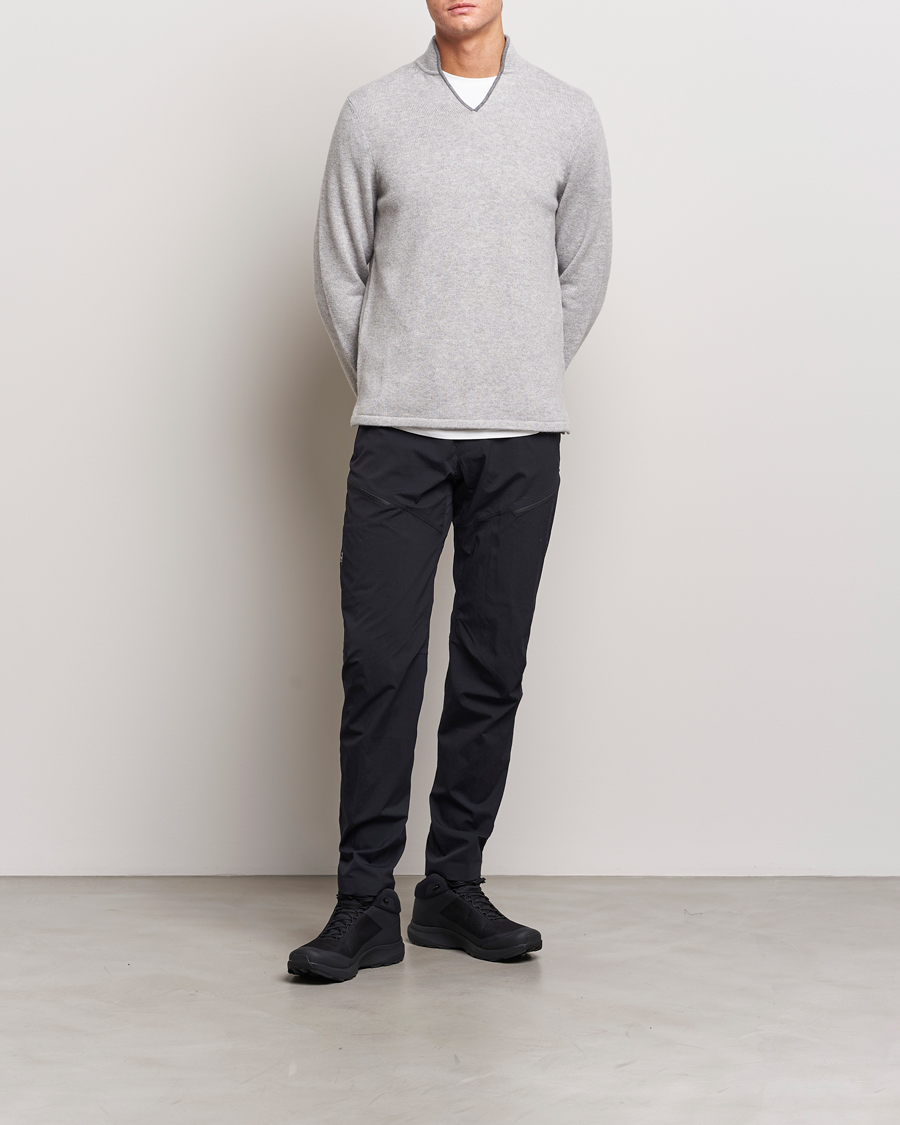 Herren | Pullover | SEASE | Ellen Cashmere Pullover Pearl Grey