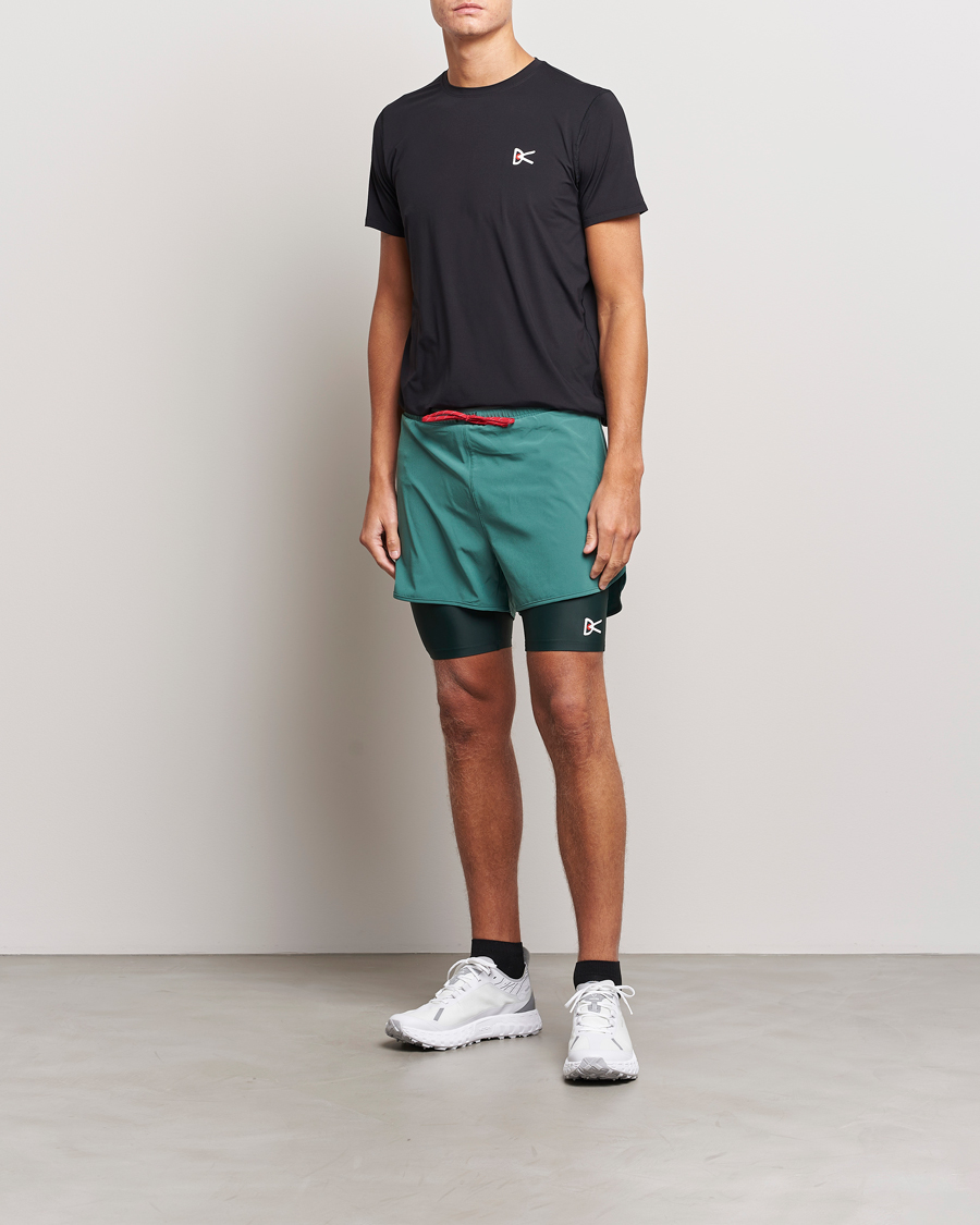 Herren | T-Shirts | District Vision | Ultralight Aloe Short Sleeve Black