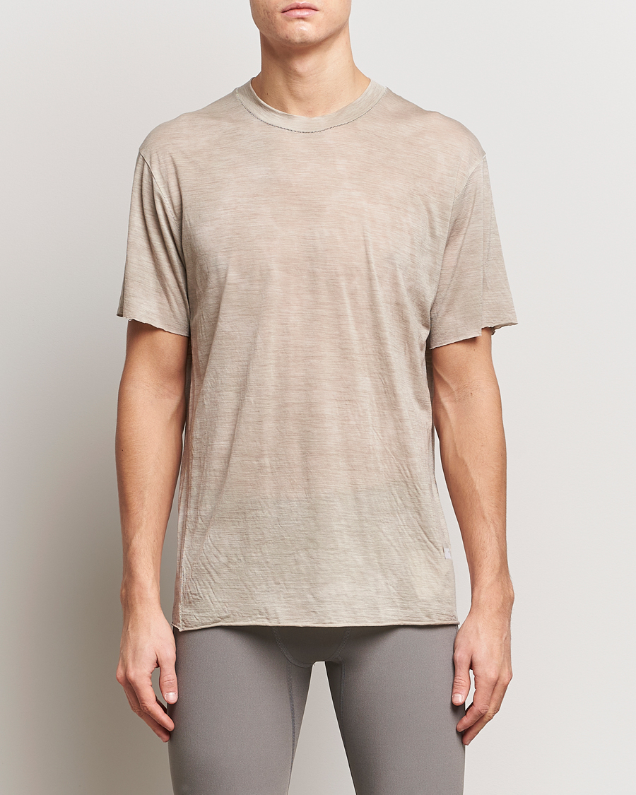 Herren | Kurzarm T-Shirt | Satisfy | CloudMerino T-Shirt Sun Bleached Greige