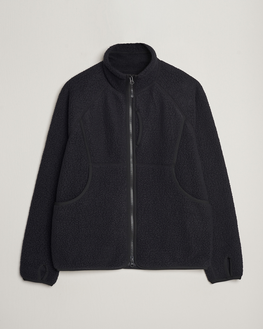 Herren | Pullover | Snow Peak | Thermal Boa Fleece Jacket Black
