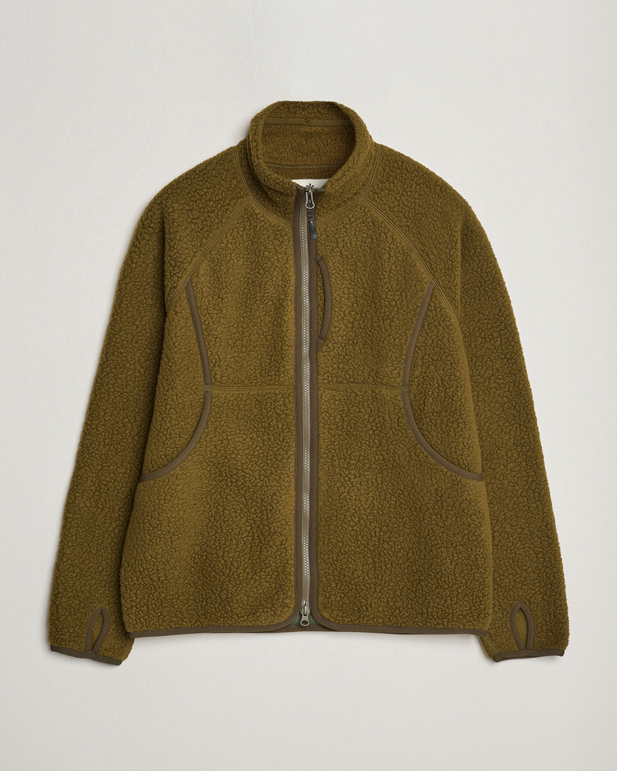 Herren | Pullover | Snow Peak | Thermal Boa Fleece Jacket Olive
