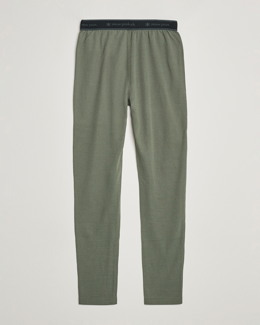 Herren | Hosen | Snow Peak | Recycled Polyester/Wool Tights Olive