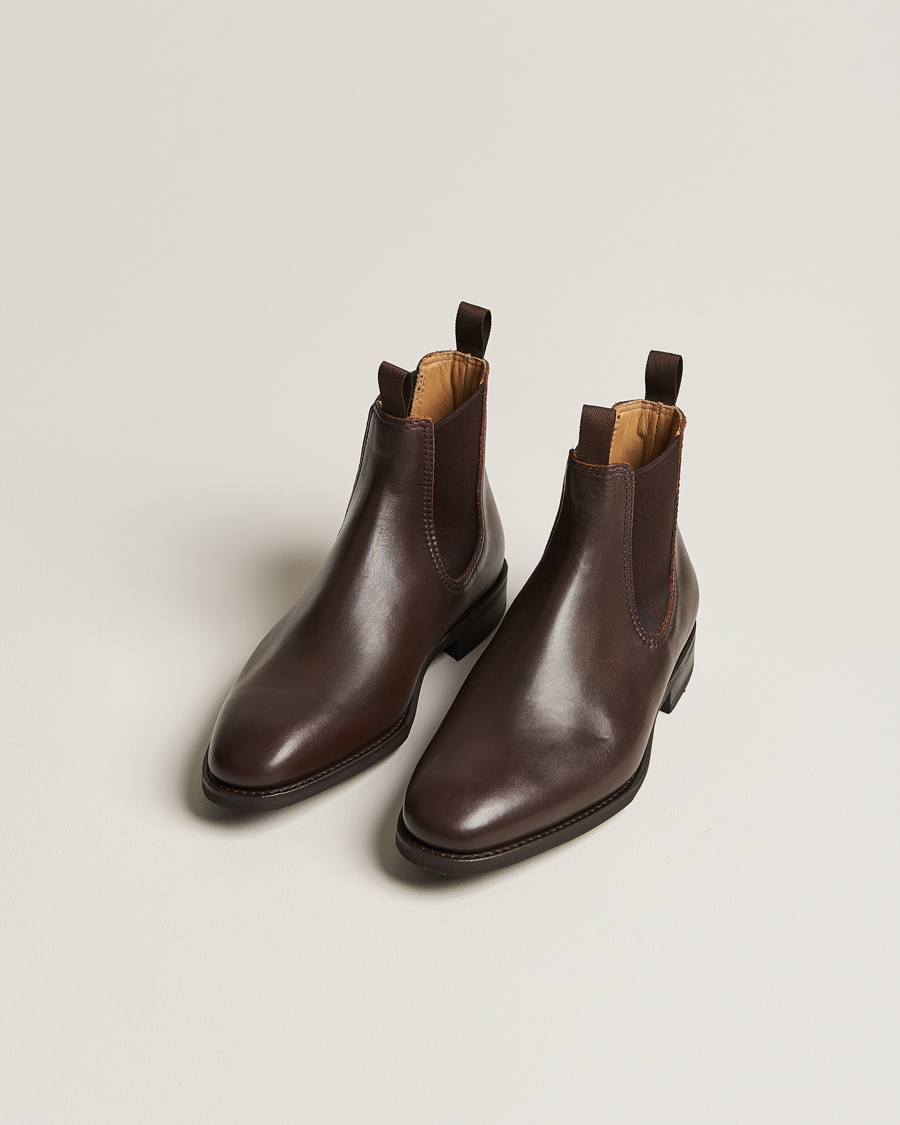 Men | Winter shoes | Myrqvist | Granhult Chelsea Boot Dark Brown Calf