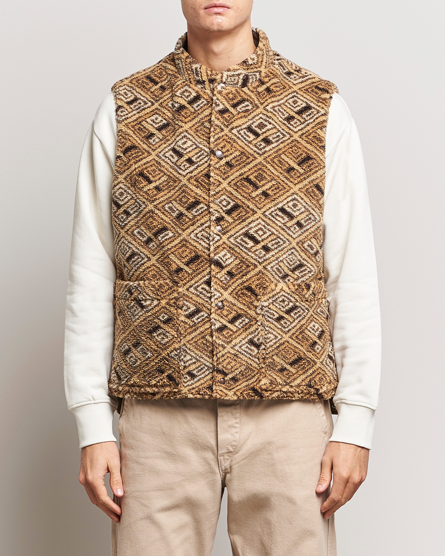 Herren | Jacken | orSlow | Reversible Kuba Vest Army Green