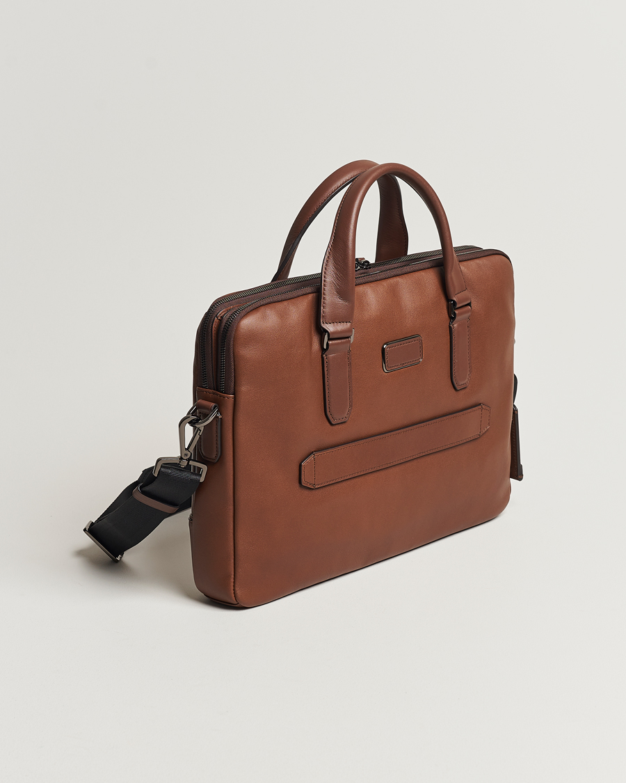 Herren | Taschen | TUMI | Harrison Sycamore Slim Leather Brief Cognac