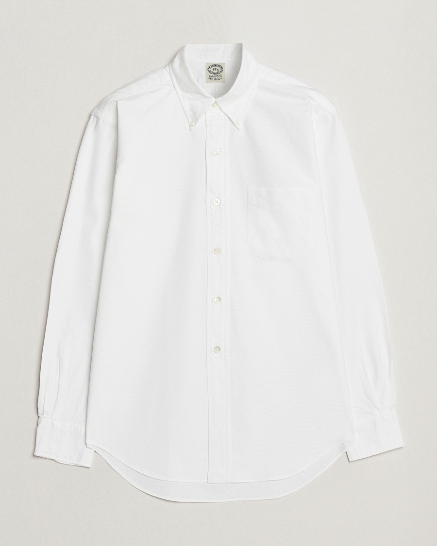 Herren | Hemden | Kamakura Shirts | Vintage Ivy Oxford Button Down Shirt White