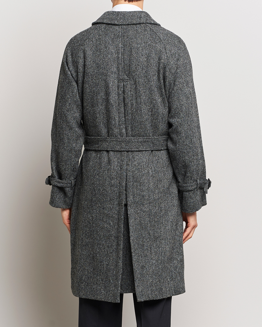 Herren | Jacken | Beams F | Harris Tweed Raglan Coat Dark Grey