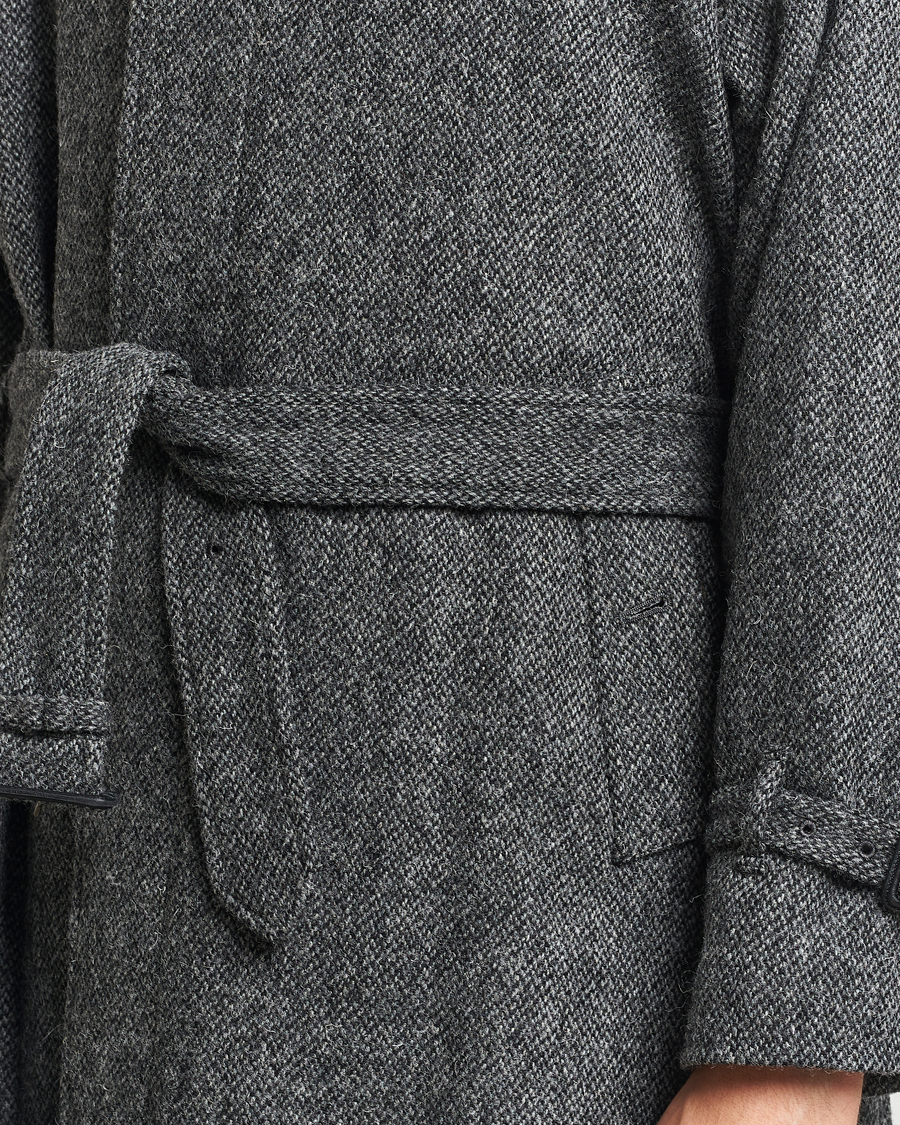 Herren | Jacken | Beams F | Harris Tweed Raglan Coat Dark Grey
