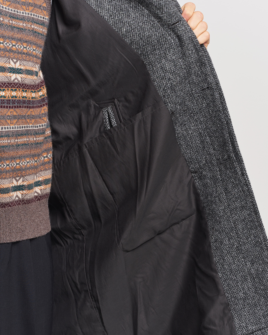 Herren | Jacken | Beams F | Harris Tweed Raglan Coat Dark Grey