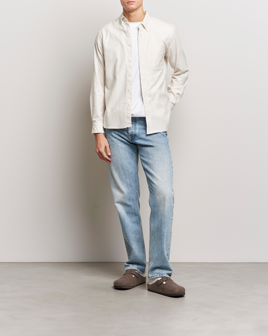 Herren | Hemden | BEAMS PLUS | Flannel Button Down Shirt Off White