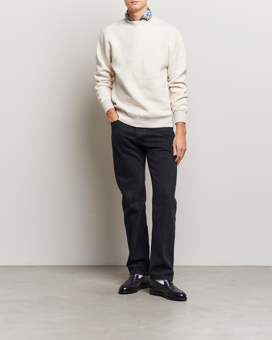 Herren | Pullover | BEAMS PLUS | Japanese Crewneck Sweatshirt Off White