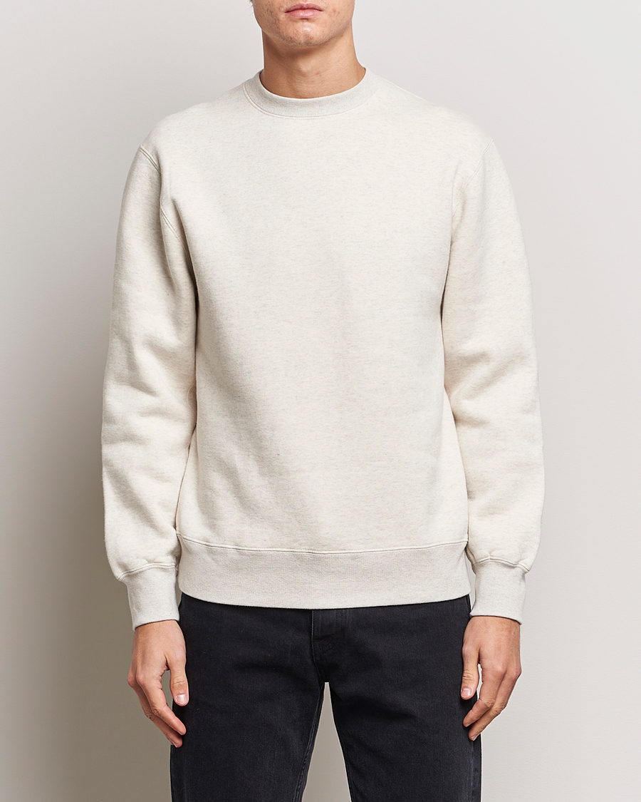 Herren | Pullover | BEAMS PLUS | Japanese Crewneck Sweatshirt Off White
