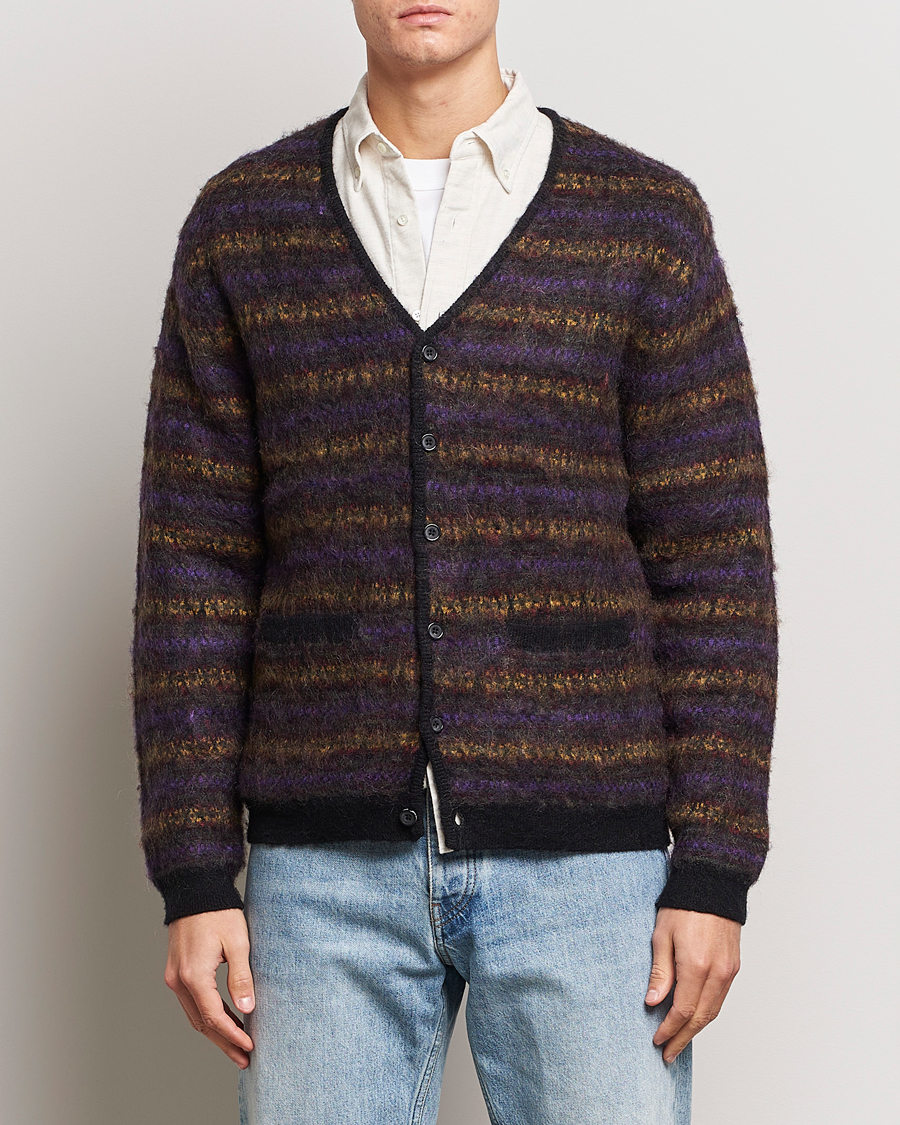 Herren | Pullover | BEAMS PLUS | Fairisle Jacquard Cardigan Grey