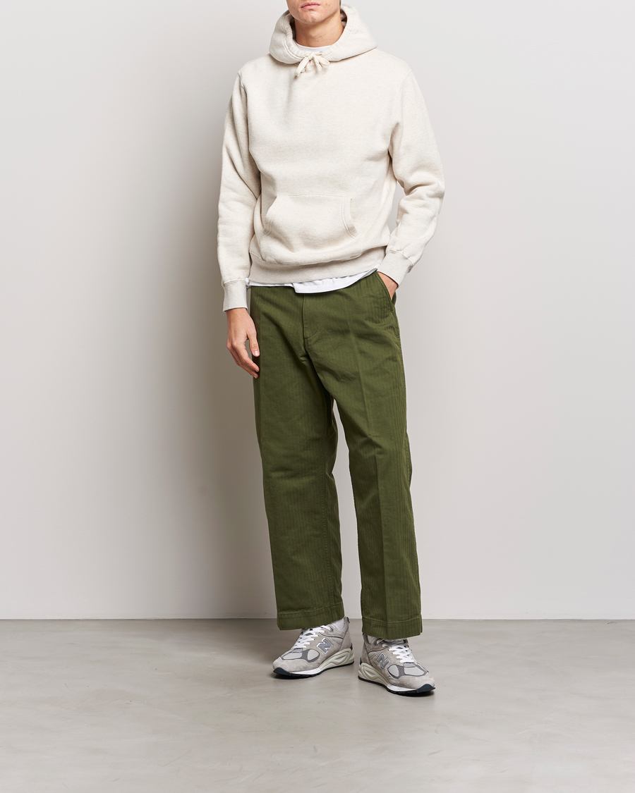 Herren | Hosen | BEAMS PLUS | MIL Herringbone Trousers Olive