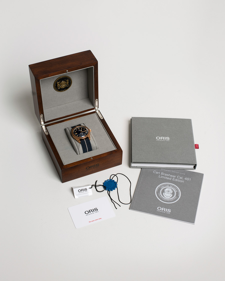Herren | Oris Pre-Owned Carl Brashear Calibre 401 Limited Edition Steel Blue | Oris Pre-Owned | Carl Brashear Calibre 401 Limited Edition Steel Blue