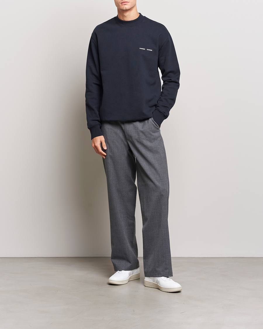 Herren | Pullover | Samsøe Samsøe | Norsbro Crew Neck Sweatshirt Sky Captian