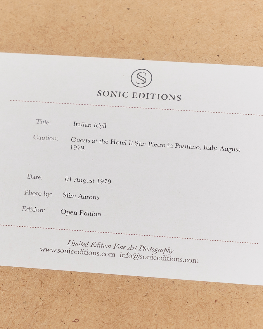 Herren | Lifestyle | Sonic Editions | Framed Slim Aarons Italian Idyll 