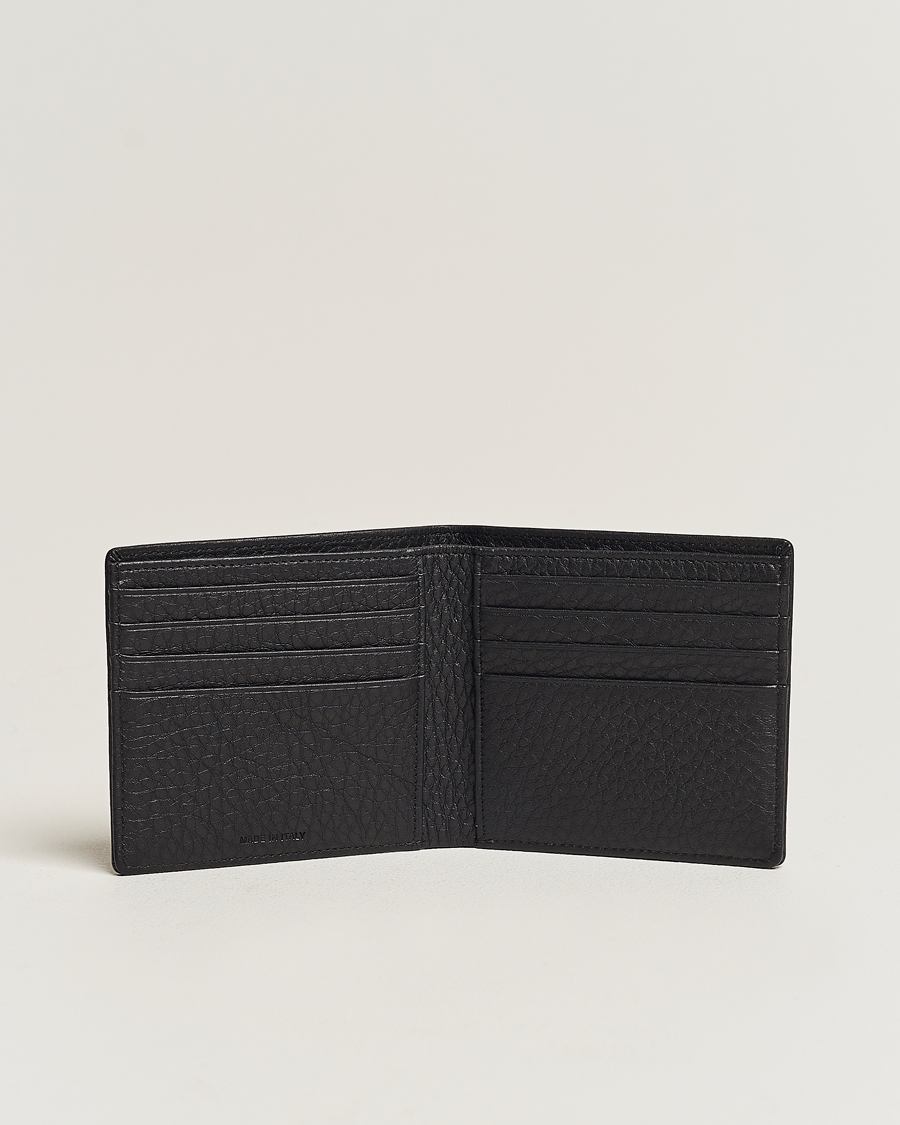 Men | Wallets | Canali | Grain Leather Wallet Black