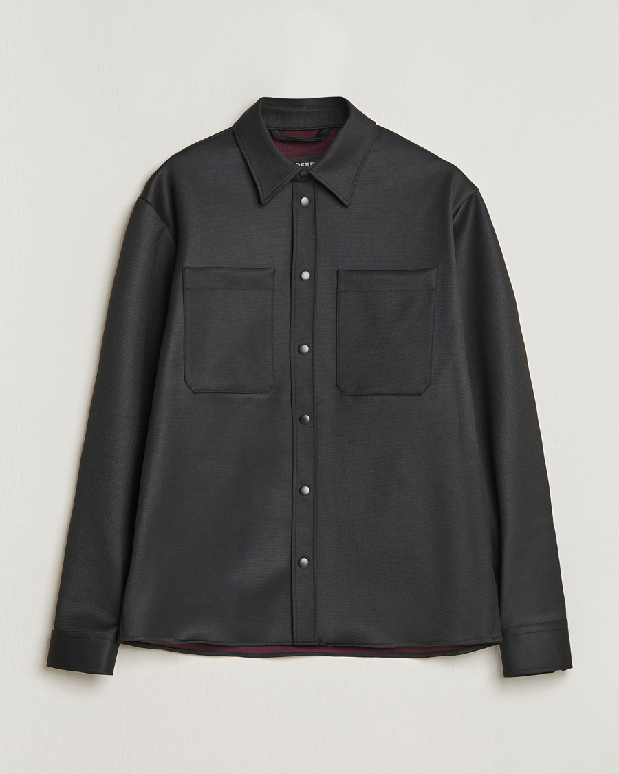 Herren | Jacken | J.Lindeberg | Coen Double Face Overshirt Black
