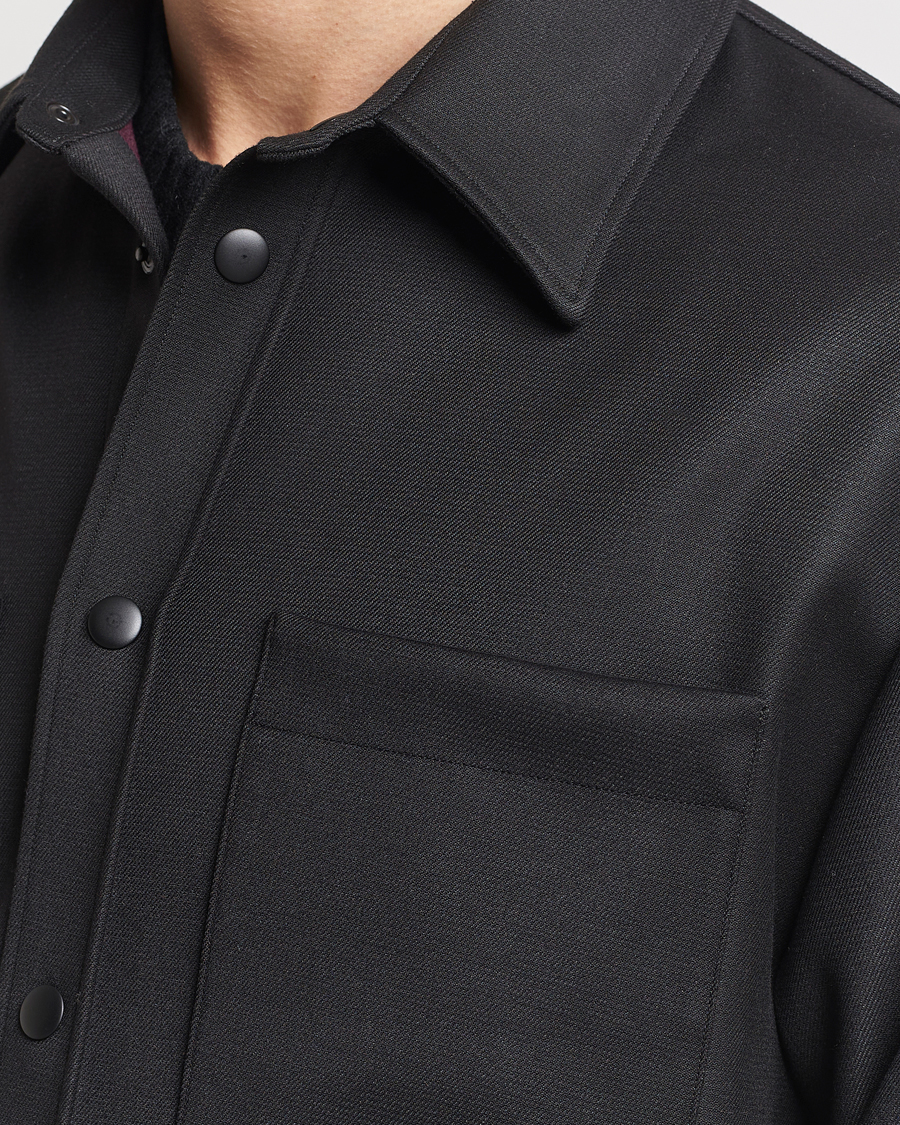 Herren | Jacken | J.Lindeberg | Coen Double Face Overshirt Black