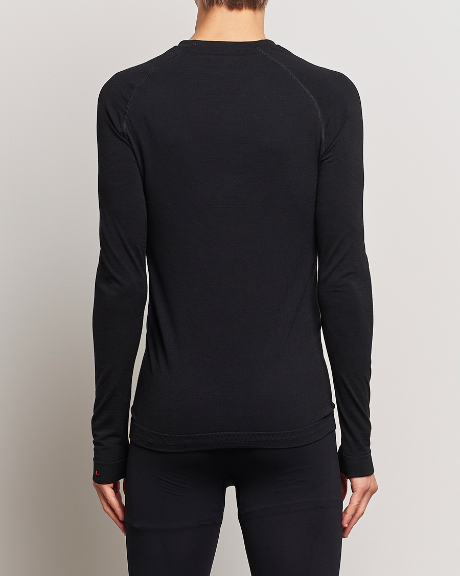 Herren | Active | Falke Sport | Falke Long Sleeve Wool Tech Light Shirt Black