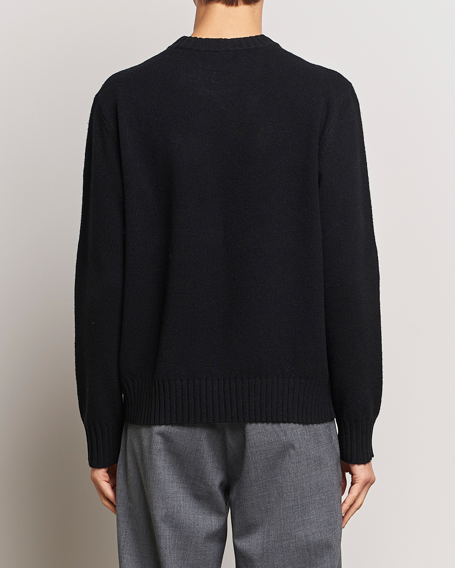 Herren | Pullover | A Day's March | Marlow Lambswool Sweater Black