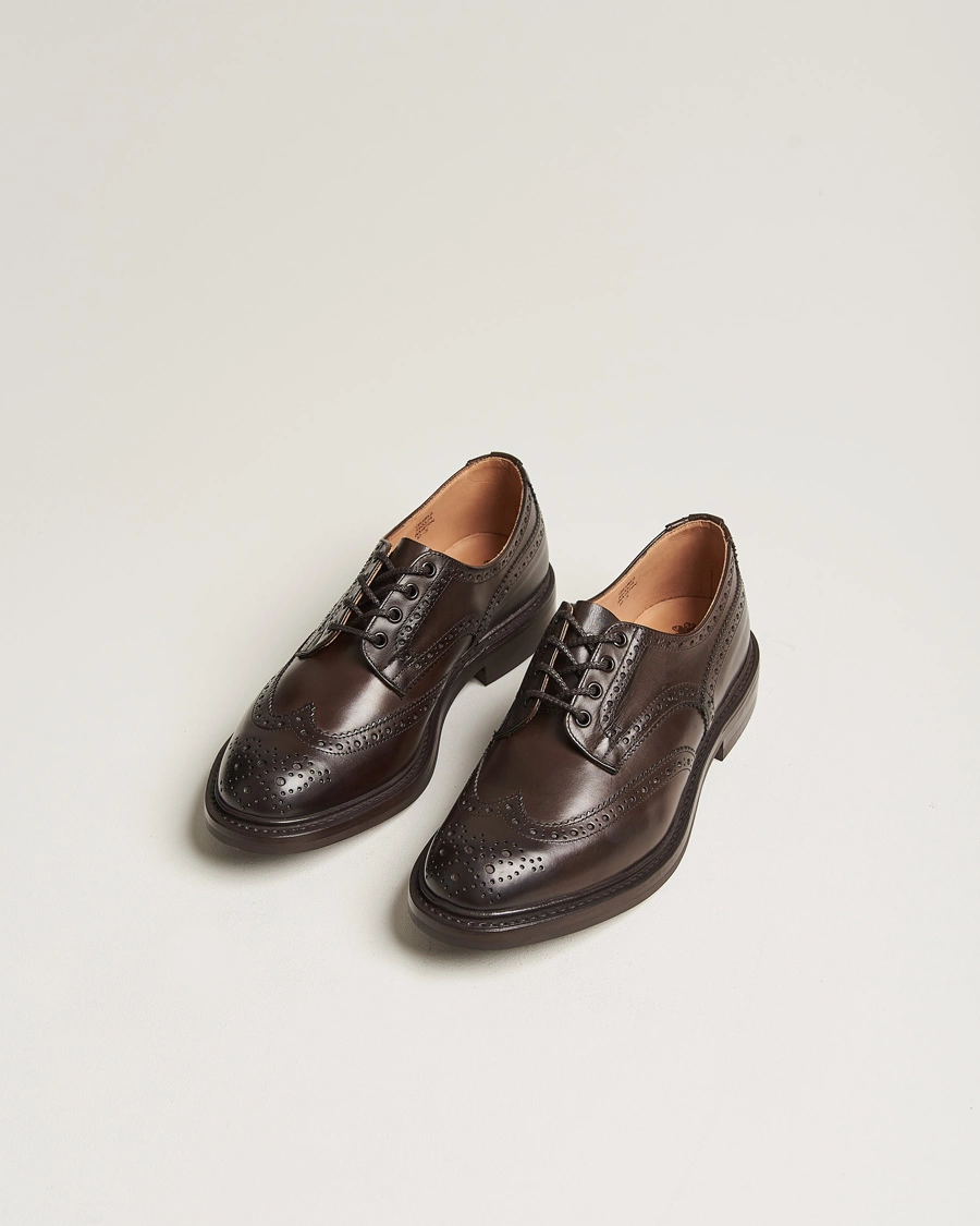 Men | Handmade shoes | Tricker\'s | Bourton Country Brogues Espresso Calf