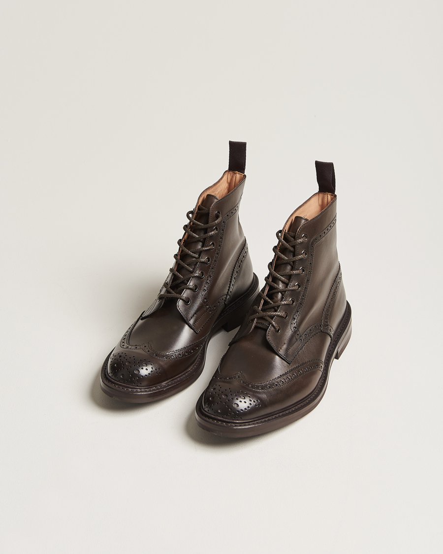 Herr |  | Tricker\'s | Stow Dainite Country Boots Espresso Calf