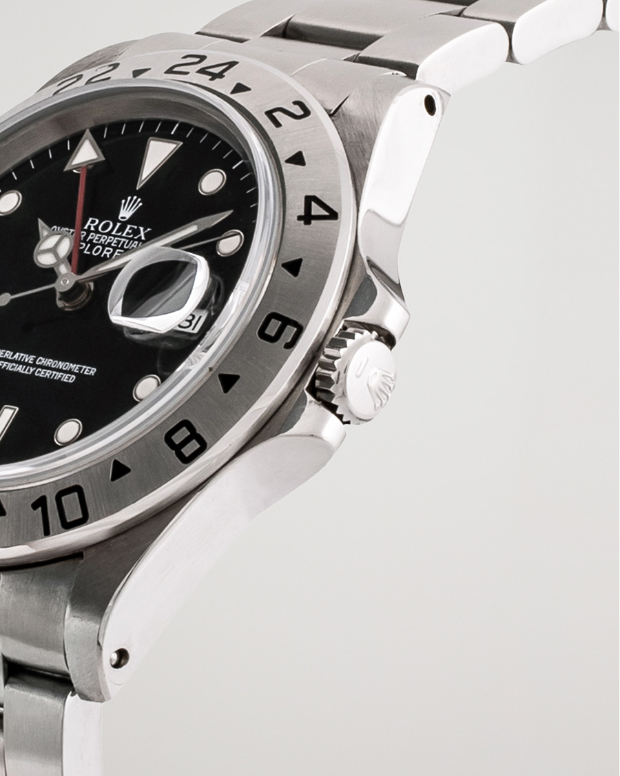 Herren | Rolex Pre-Owned Explorer II 16570 Steel Black | Rolex Pre-Owned | Explorer II 16570 Steel Black