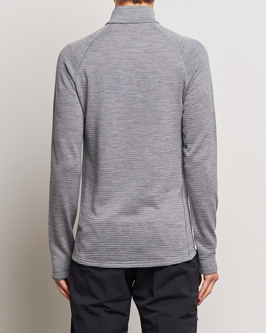 Men | Sweaters & Knitwear | Houdini | Desoli Merino Thermal Half-Zip College Grey