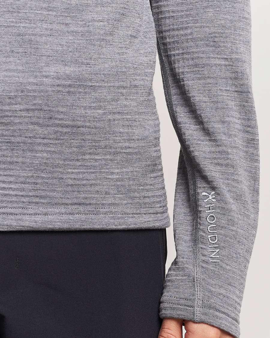 Herren | Pullover | Houdini | Desoli Merino Thermal Half-Zip College Grey