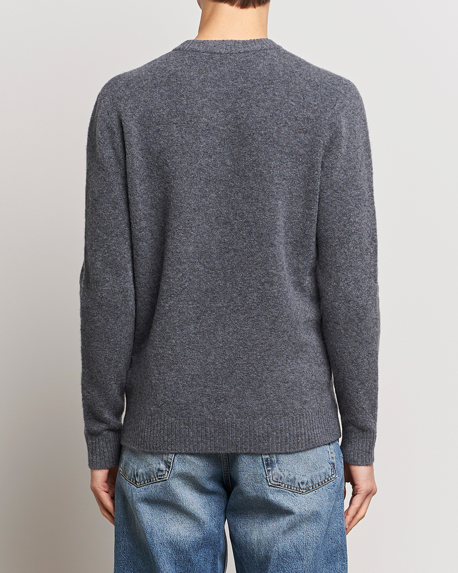 Herren | Pullover | Samsøe Samsøe | Butler Yak Crew Neck Dark Grey Melange