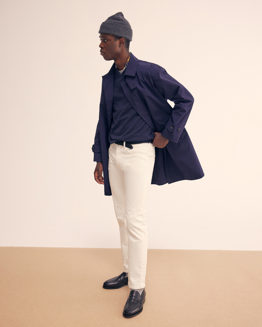 Herren | Pullover | NN07 | Sergio V-Neck Pullover Navy Melange