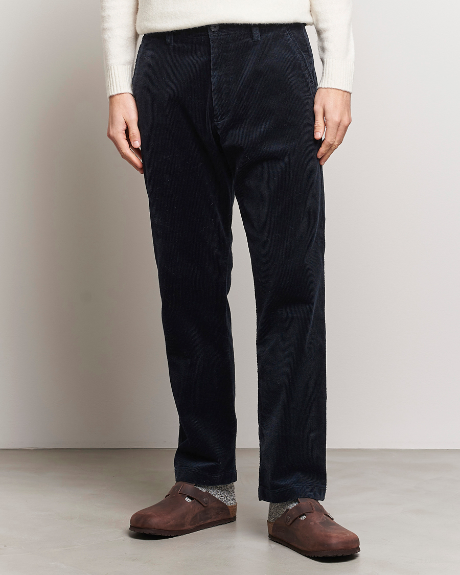Herren | Sale | NN07 | Alex Regular Fit Corduroy Pants Navy Blue
