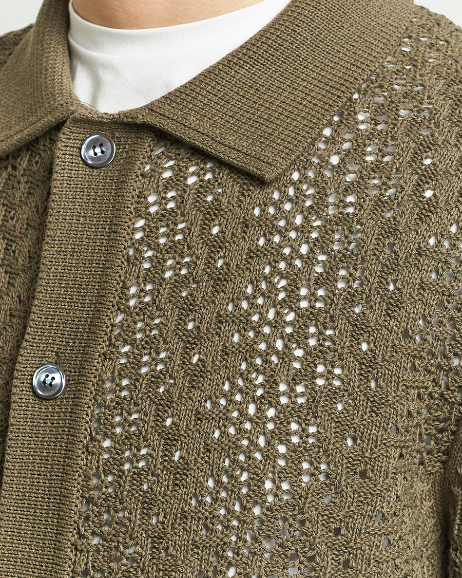 Herren | Pullover | NN07 | Vito Lace Cardigan Dark Green