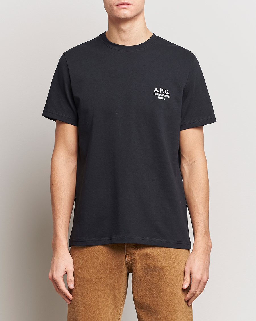 Herren | Schwartze t-shirts | A.P.C. | Raymond T-Shirt Black