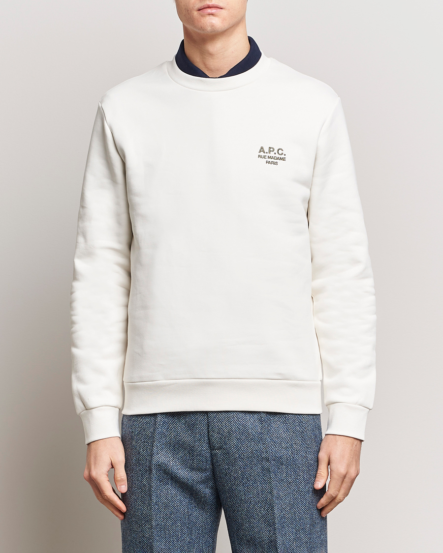 Herren | Sweatshirts | A.P.C. | Rider Sweatshirt Chalk