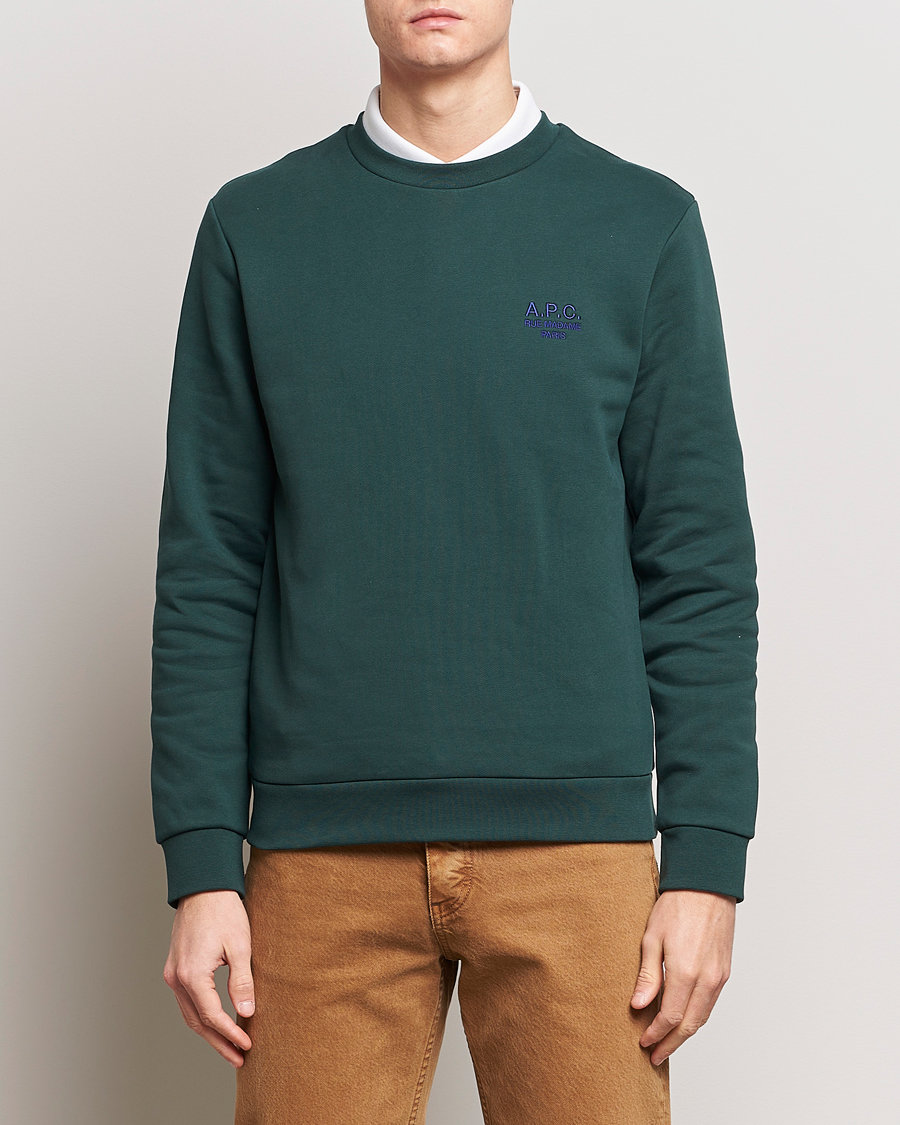Herren | Sweatshirts | A.P.C. | Rider Sweatshirt Pine Green