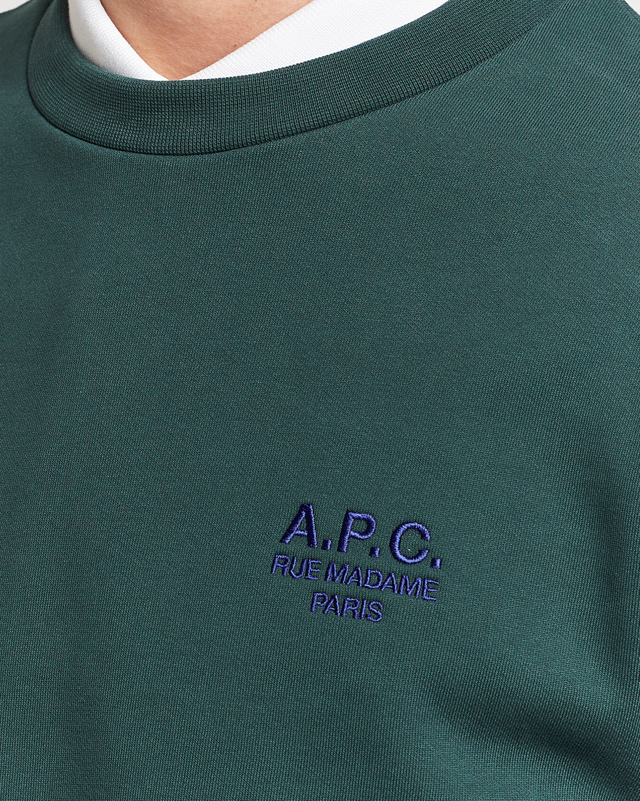 Herren | Pullover | A.P.C. | Rider Sweatshirt Pine Green